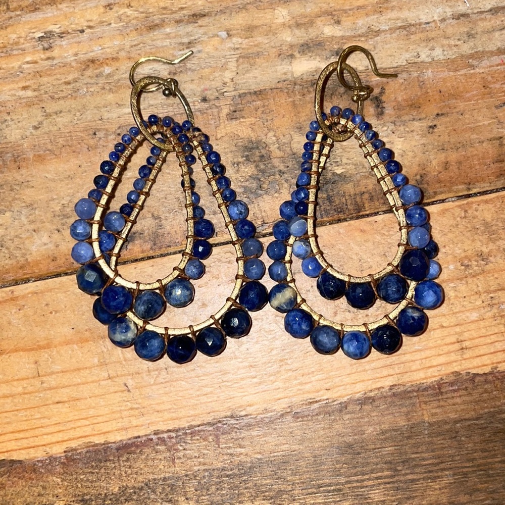 Chan Luu hand beaded earrings